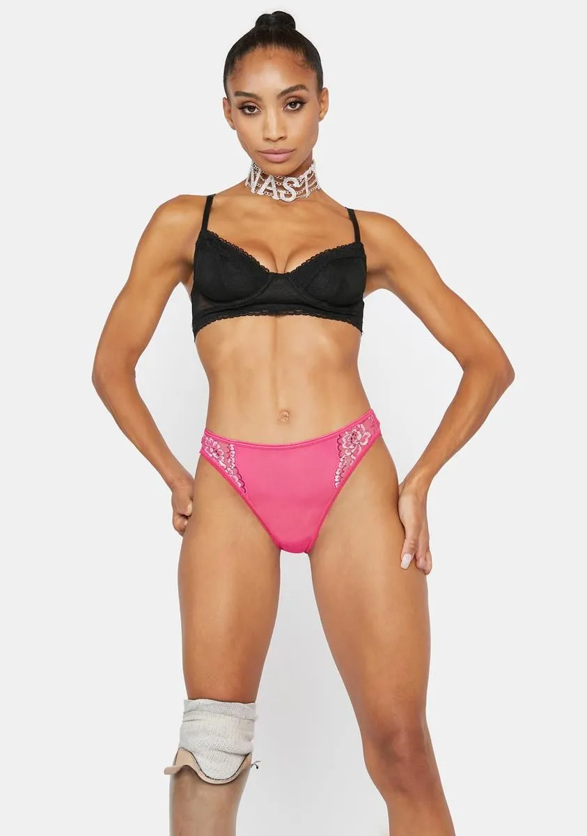 Floral Fantasy High Waist Panties sold by Dolls Kill