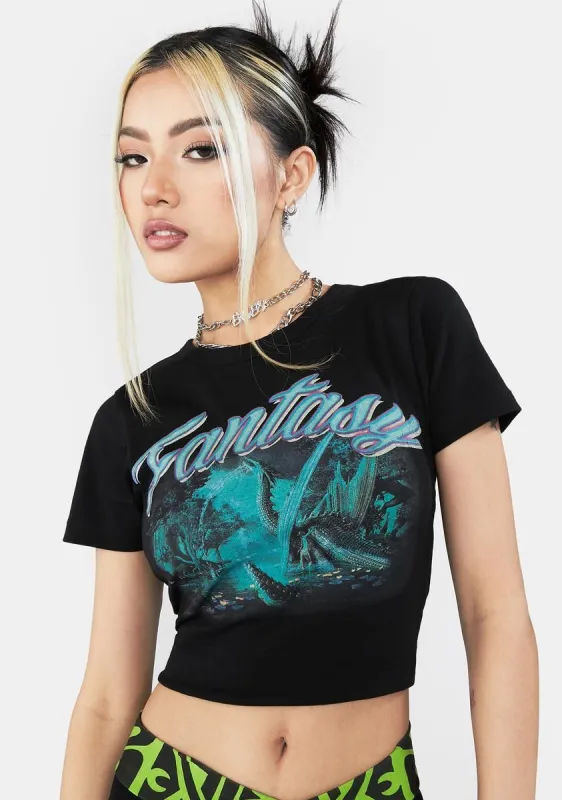 Fantasy Baby Tee sold by Dolls Kill