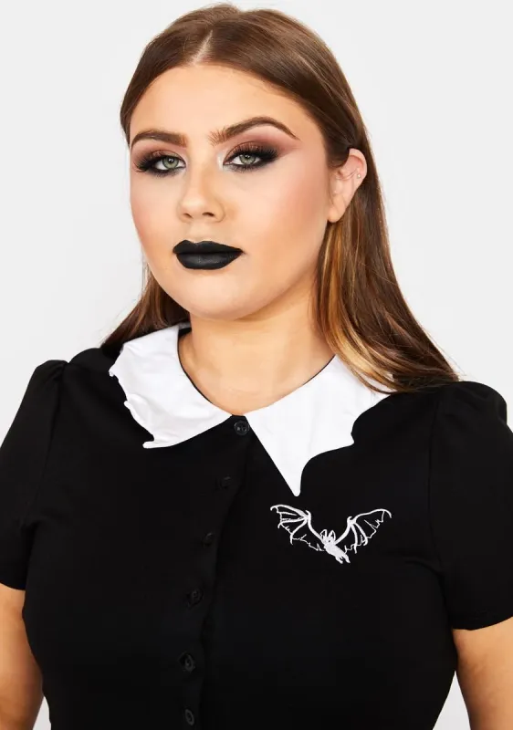 Plus Hello To Nightfall Mini Dress sold by Dolls Kill