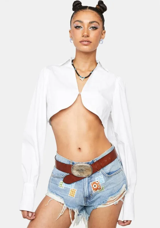 Angel Not So Pure Crop Top sold by Dolls Kill