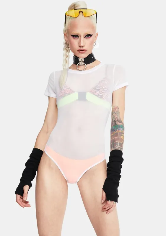 Shimming It Mesh Bodysuit sold by Dolls Kill