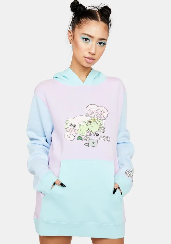 X Esther Bunny Do Not Disturb Hoodie sold by Dolls Kill