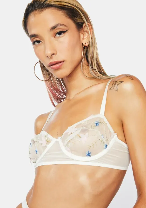 Flora Bra Top sold by Dolls Kill