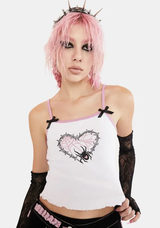 Small Town Gossip Crop Tank sold by Dolls Kill