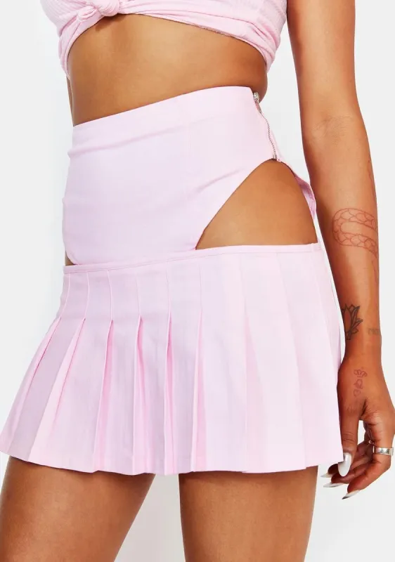 Sweet Heartbreaker In Town Pleated Skirt sold by Dolls Kill