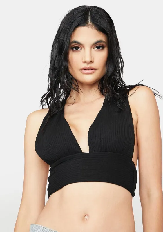 Back On Track Halter Crop Top sold by Dolls Kill