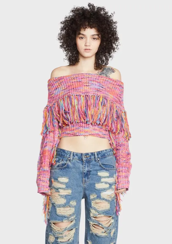 Weather Confused Knit Sweater sold by Dolls Kill