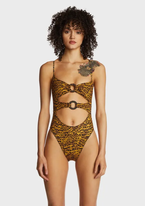 Front Cover One Piece Swimsuit sold by Dolls Kill