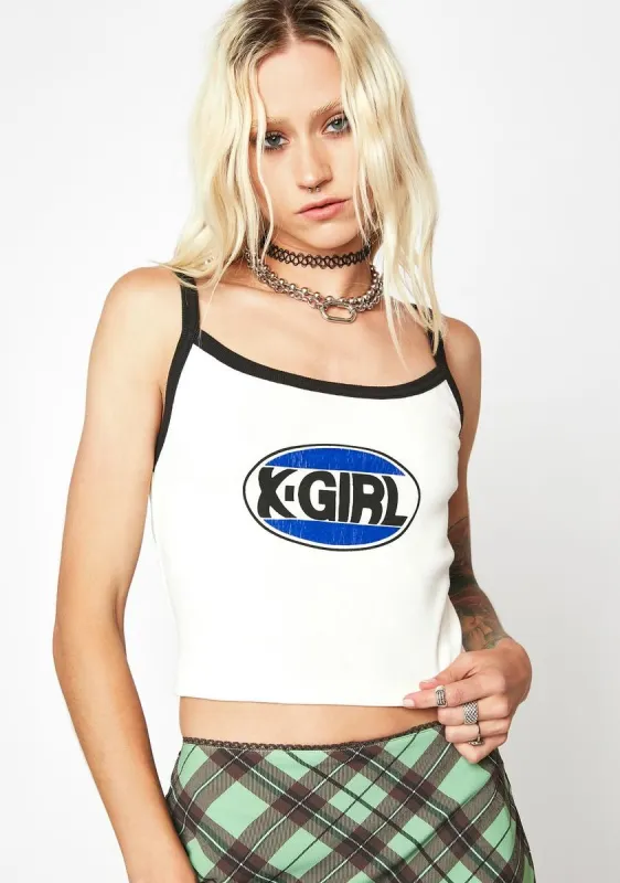 Oval Logo Camisole sold by Dolls Kill