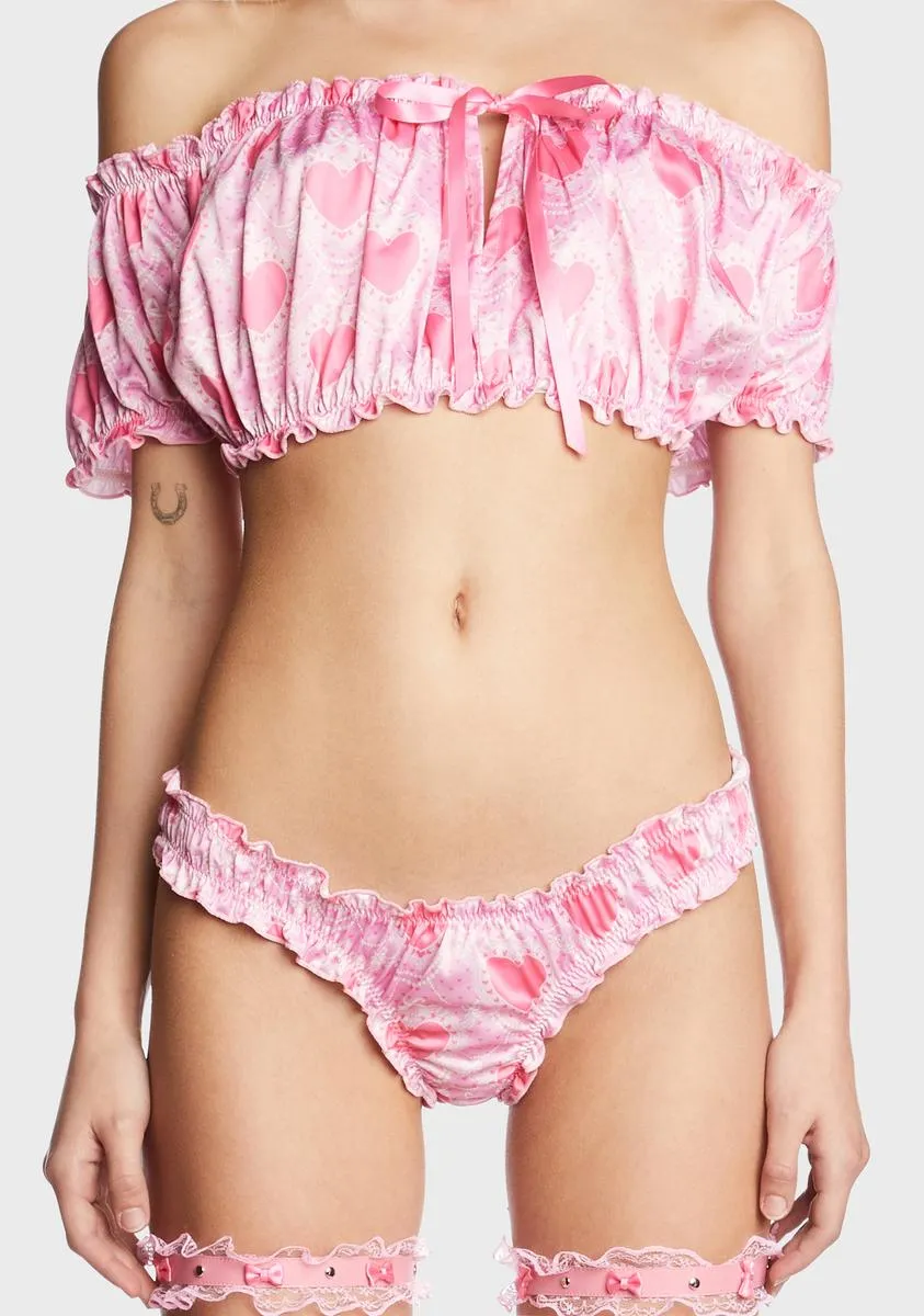 Lots Of Love Lingerie Set sold by Dolls Kill product image thumbnail 2