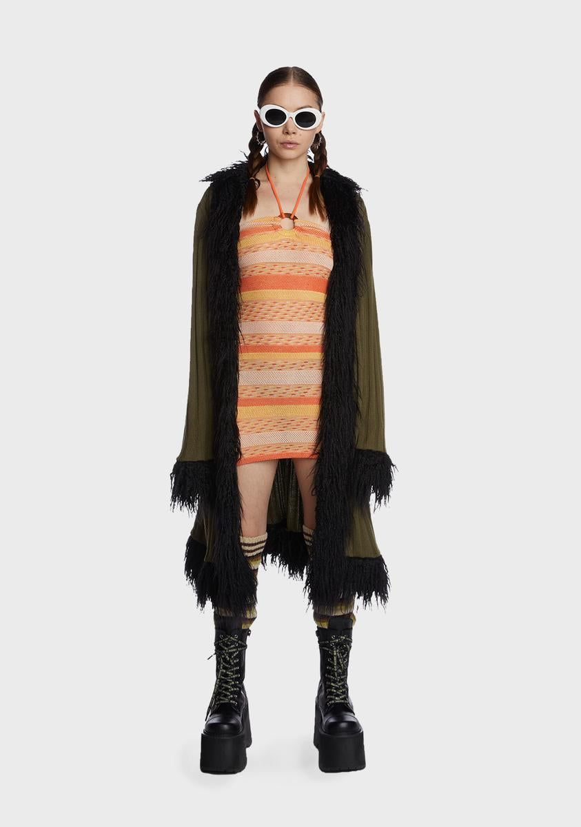 Multi Cut And Sew Halter Dress sold by Dolls Kill product image thumbnail 4