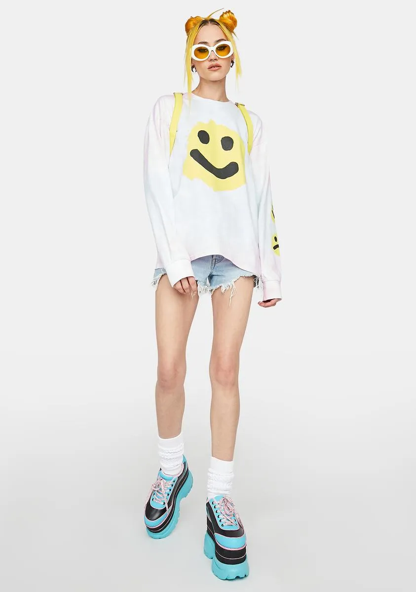 Happy Face Graphic Tee sold by Dolls Kill product image thumbnail 3
