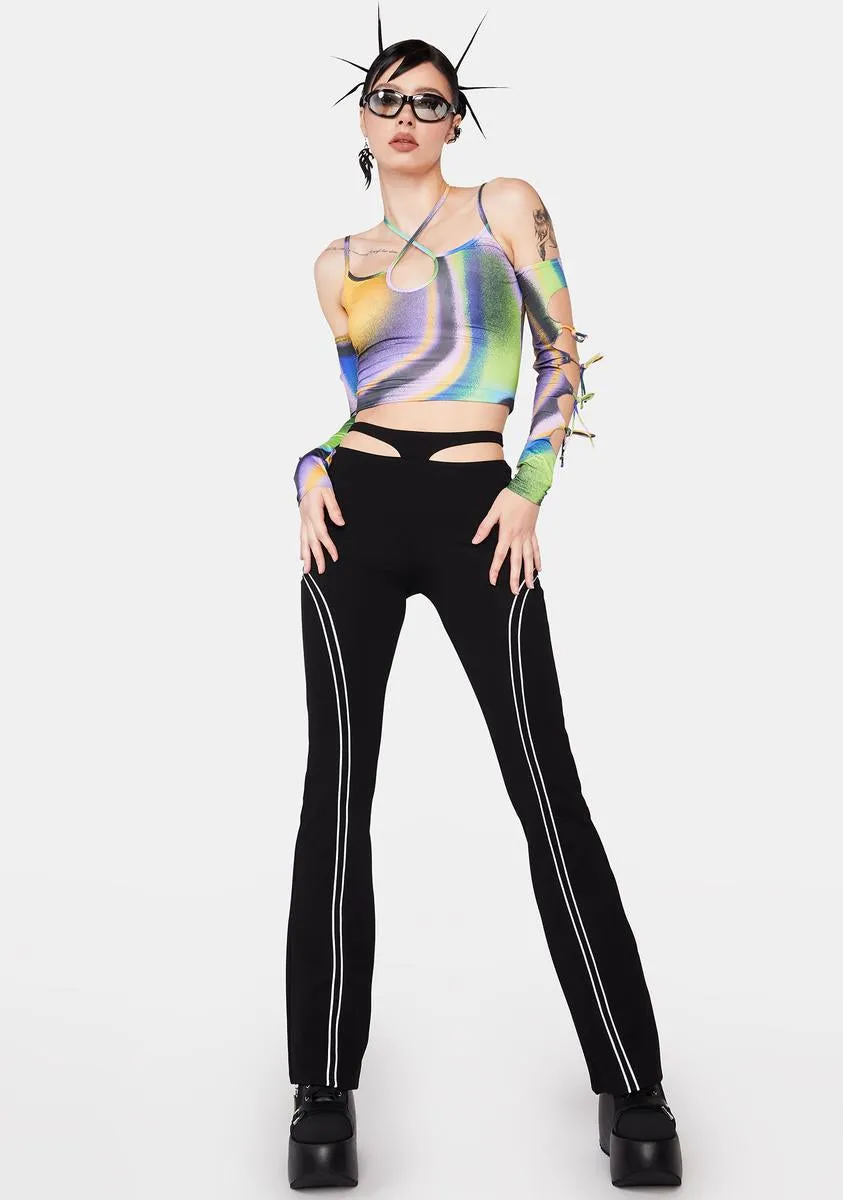 Digital States Halter Crop Top sold by Dolls Kill product image thumbnail 3