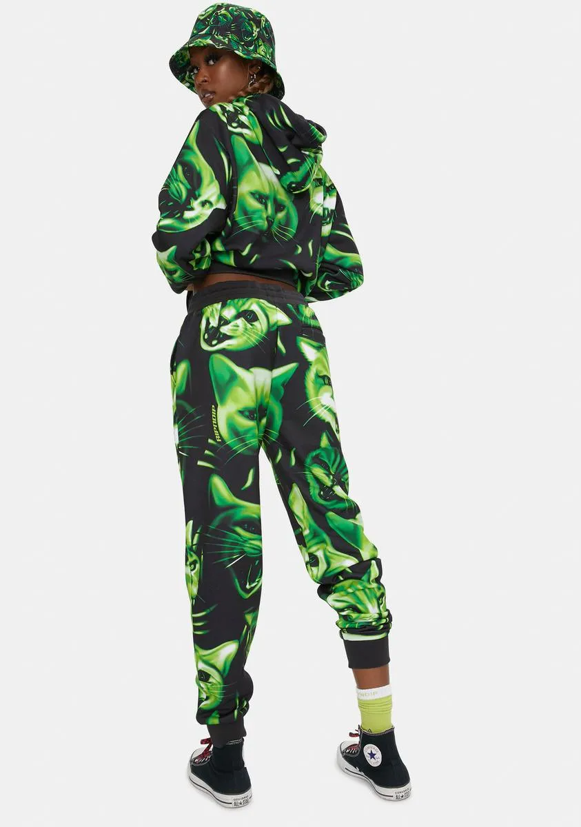 Neon Nerm Sweatpants sold by Dolls Kill product image thumbnail 4