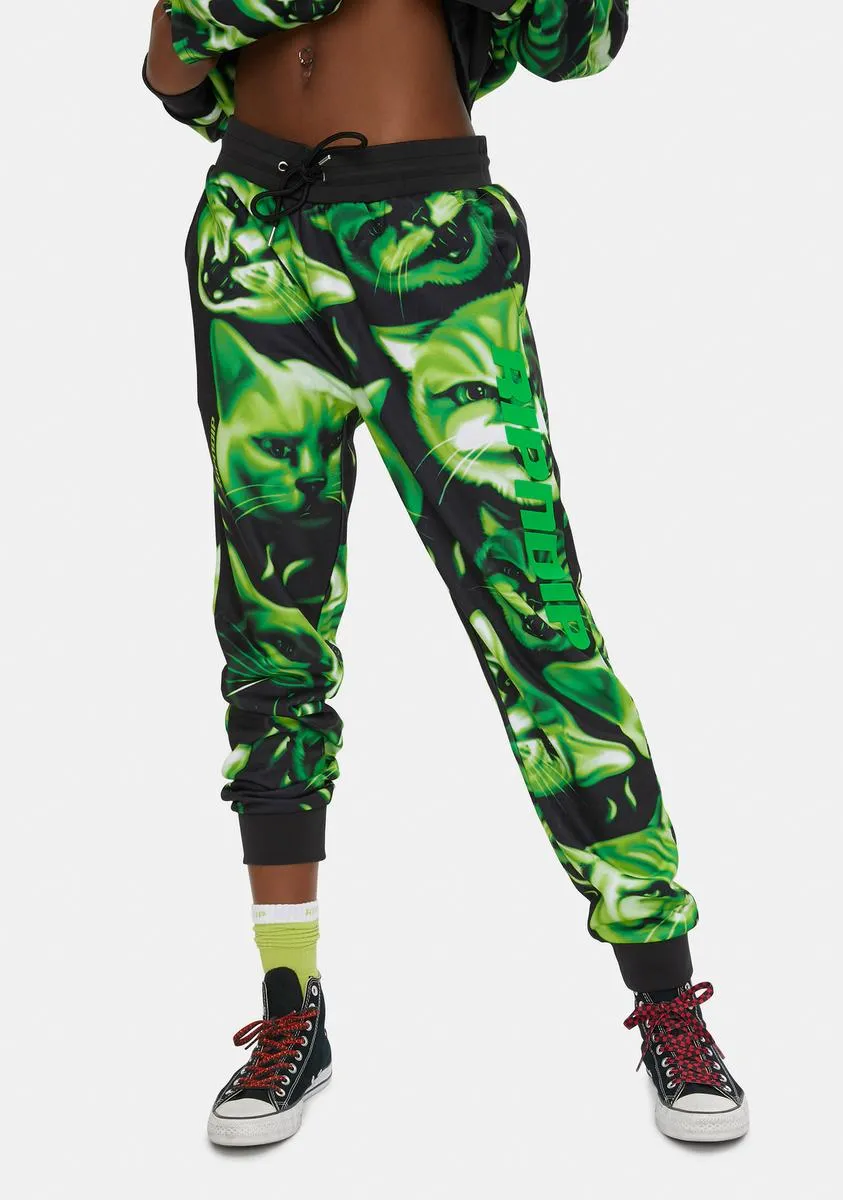 Neon Nerm Sweatpants sold by Dolls Kill