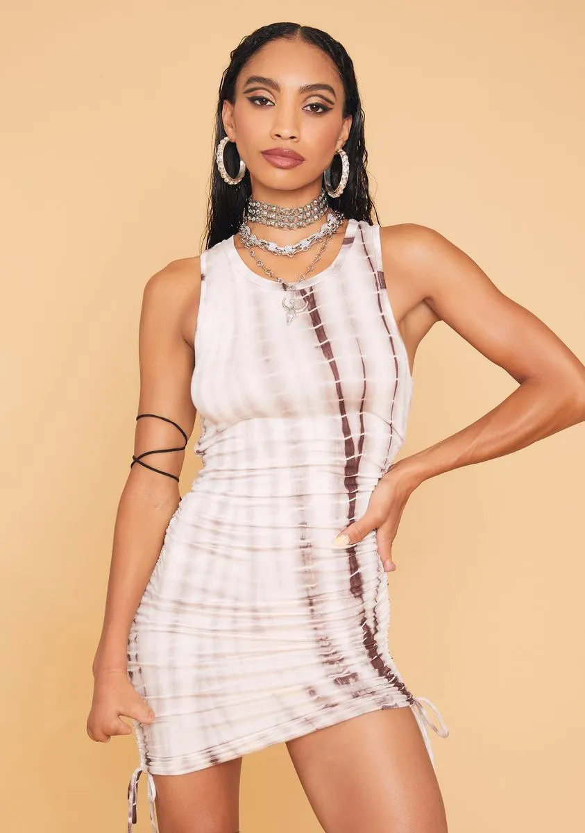 Hay Fever Tie Dye Mini Dress sold by Dolls Kill