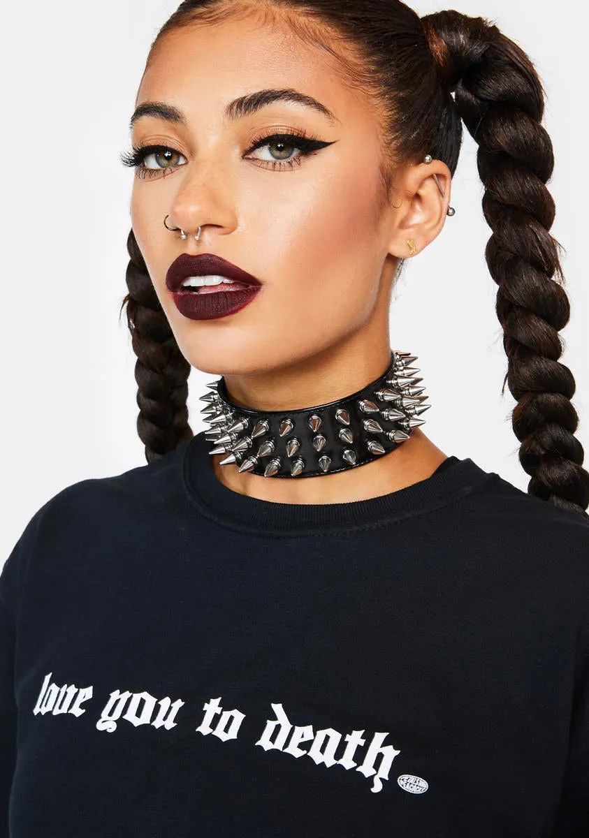 Love You To Death Graphic Tee sold by Dolls Kill product image thumbnail 4