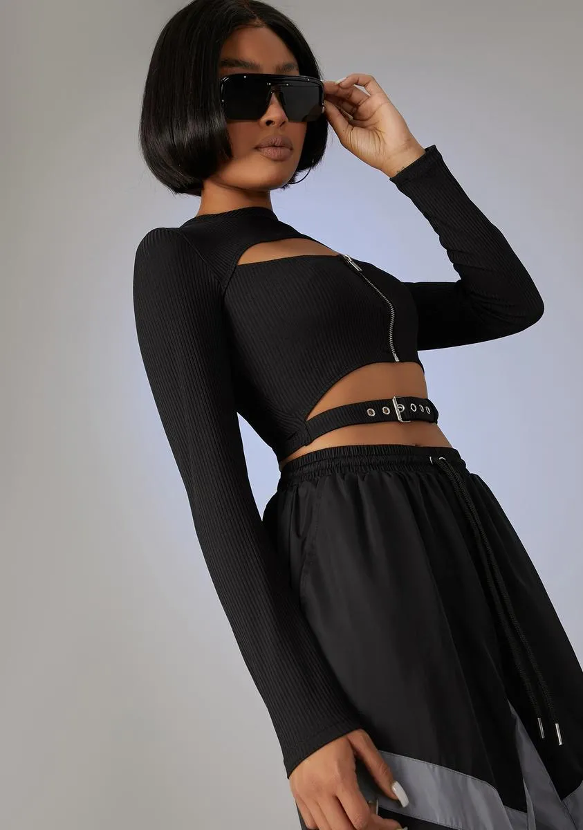 Speakerphone Hottie Long Sleeve Top sold by Dolls Kill product image thumbnail 2