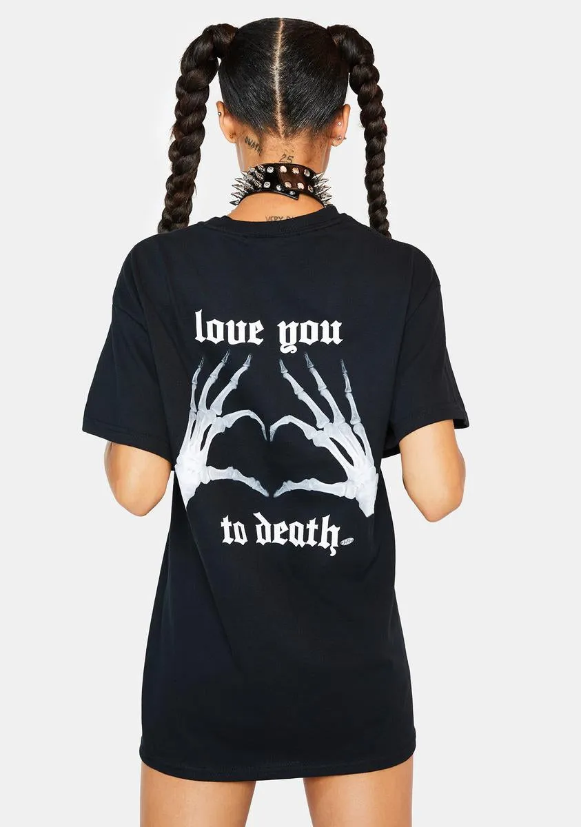 Love You To Death Graphic Tee sold by Dolls Kill product image thumbnail 2