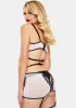 A Piece Of You Embroidered Lingerie Set sold by Dolls Kill