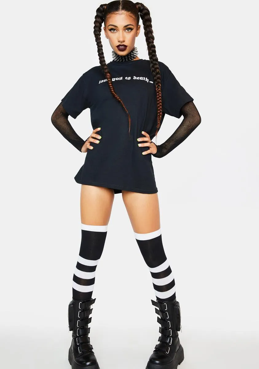 Love You To Death Graphic Tee sold by Dolls Kill product image thumbnail 3
