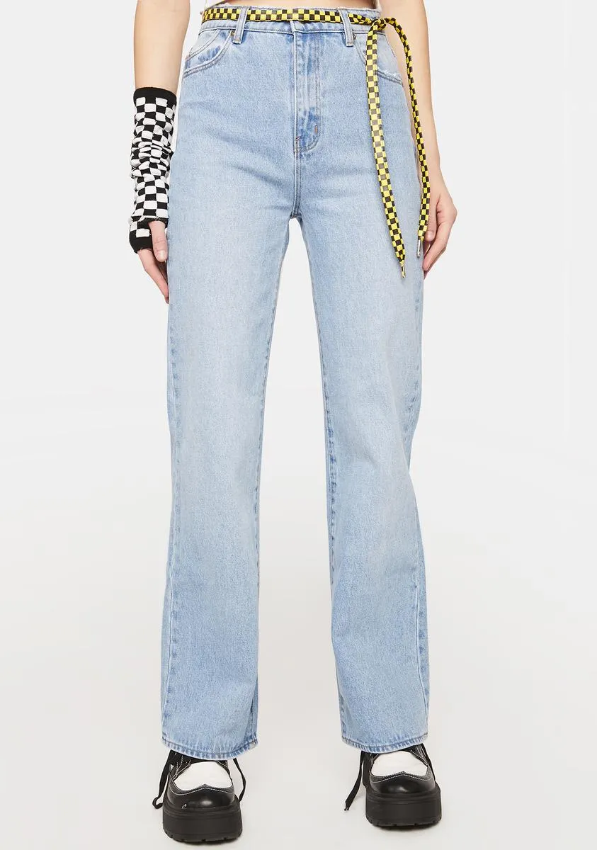 Old Stone Heidi Wide Leg Jeans sold by Dolls Kill