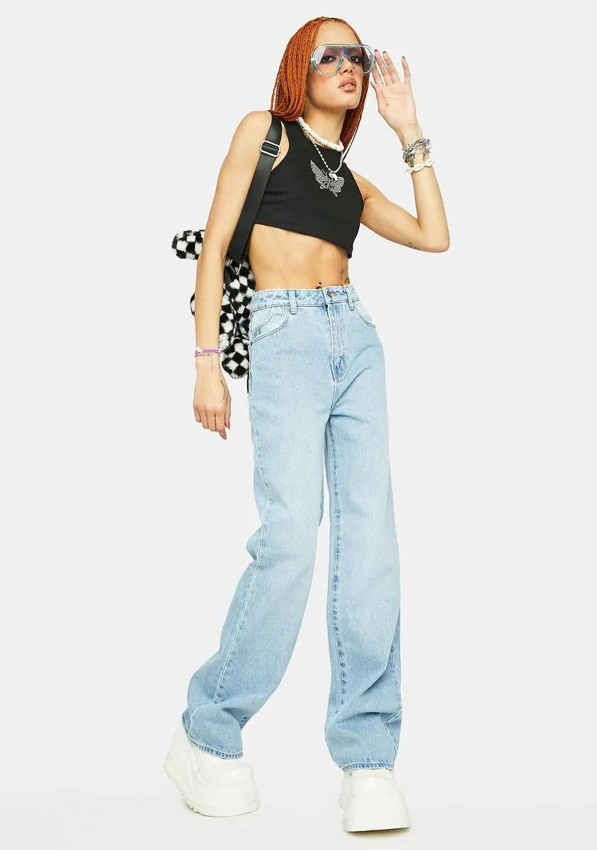 Old Stone Heidi Wide Leg Jeans sold by Dolls Kill product image thumbnail 5