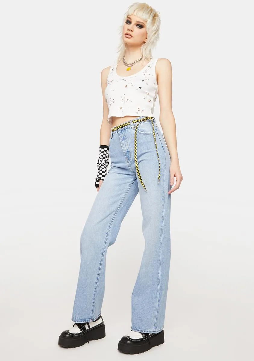 Old Stone Heidi Wide Leg Jeans sold by Dolls Kill product image thumbnail 2