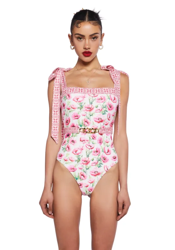Sweet Life One Piece Swimsuit sold by Dolls Kill