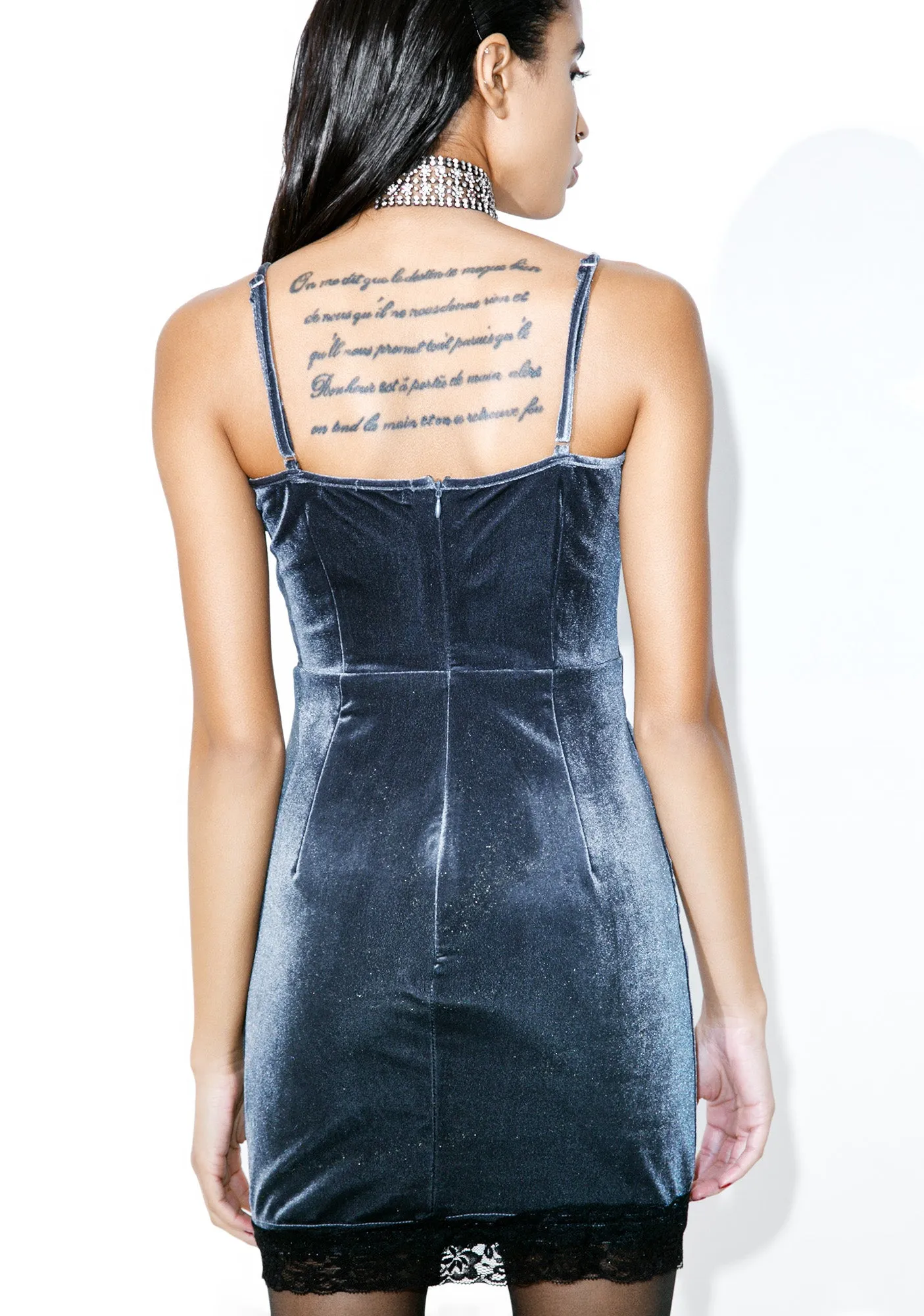 After Party Mini Velvet Dress sold by Dolls Kill product image thumbnail 5