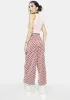 Red Checkered Trousers sold by Dolls Kill