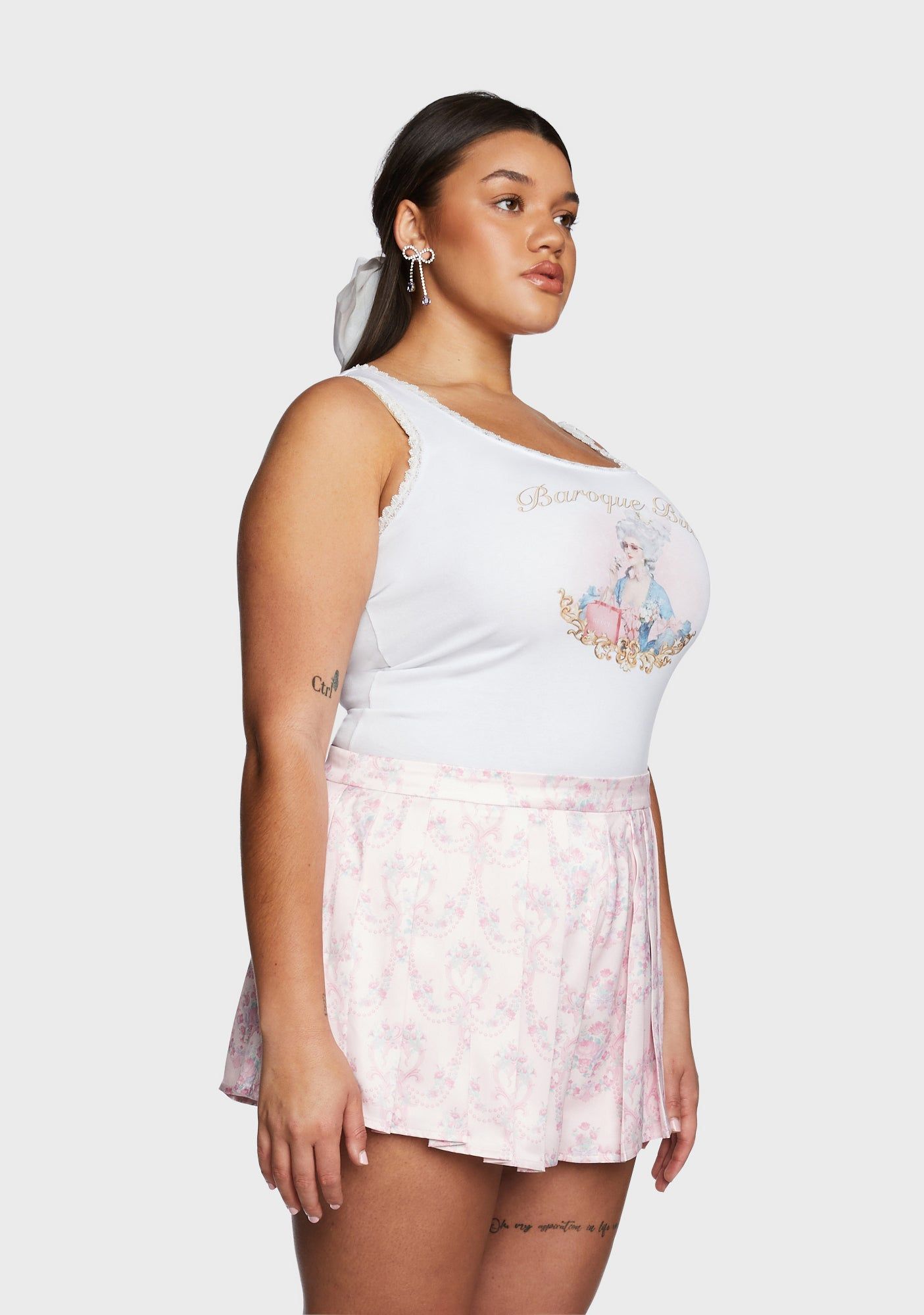 Plus Riotous Times Cropped Tank sold by Dolls Kill product image thumbnail 4