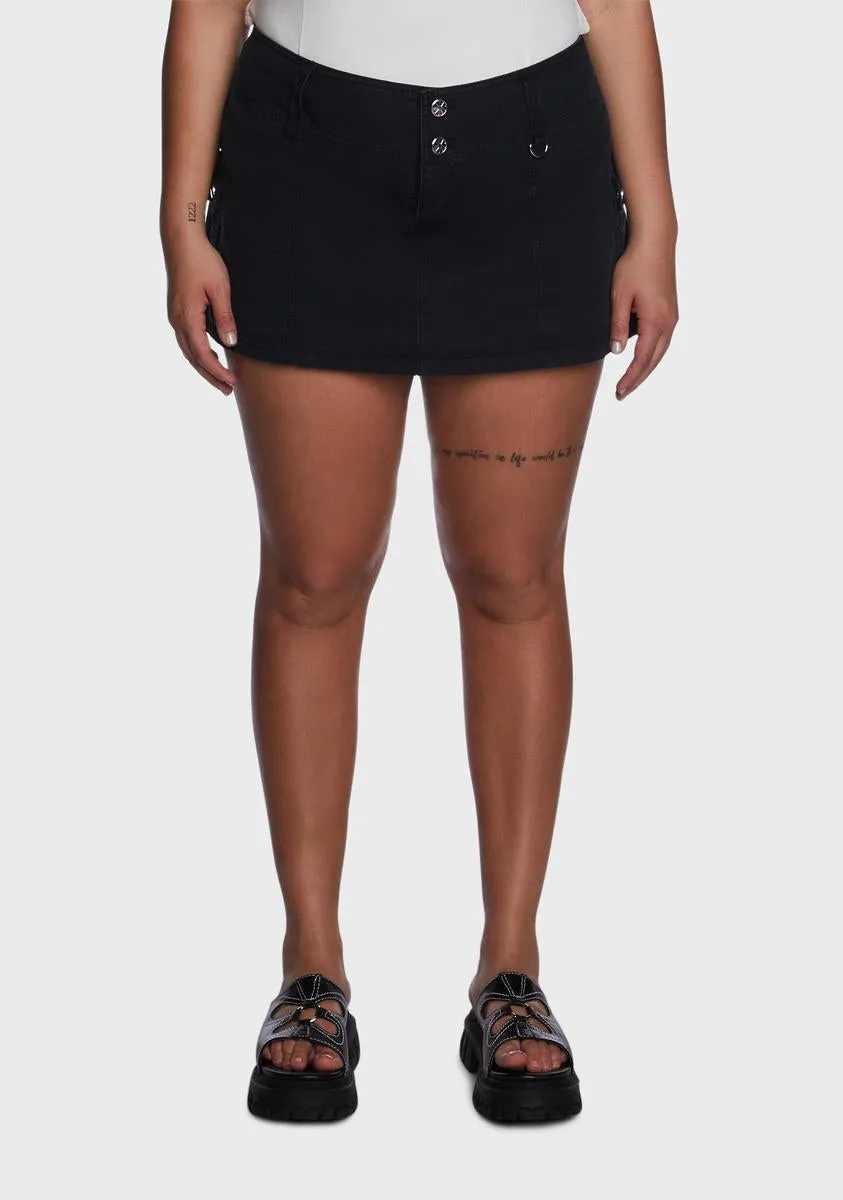 Plus Hung Up On You Mini Skort sold by Dolls Kill