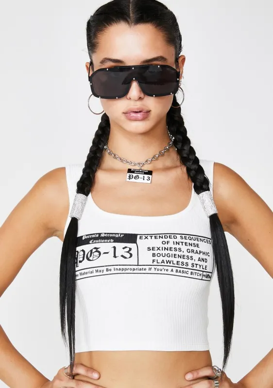 PG- 13 Graphic Tank sold by Dolls Kill
