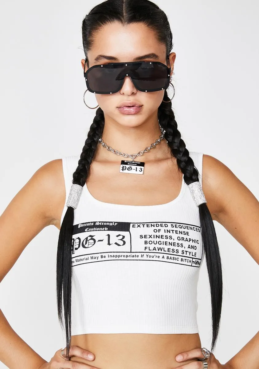 PG- 13 Graphic Tank sold by Dolls Kill