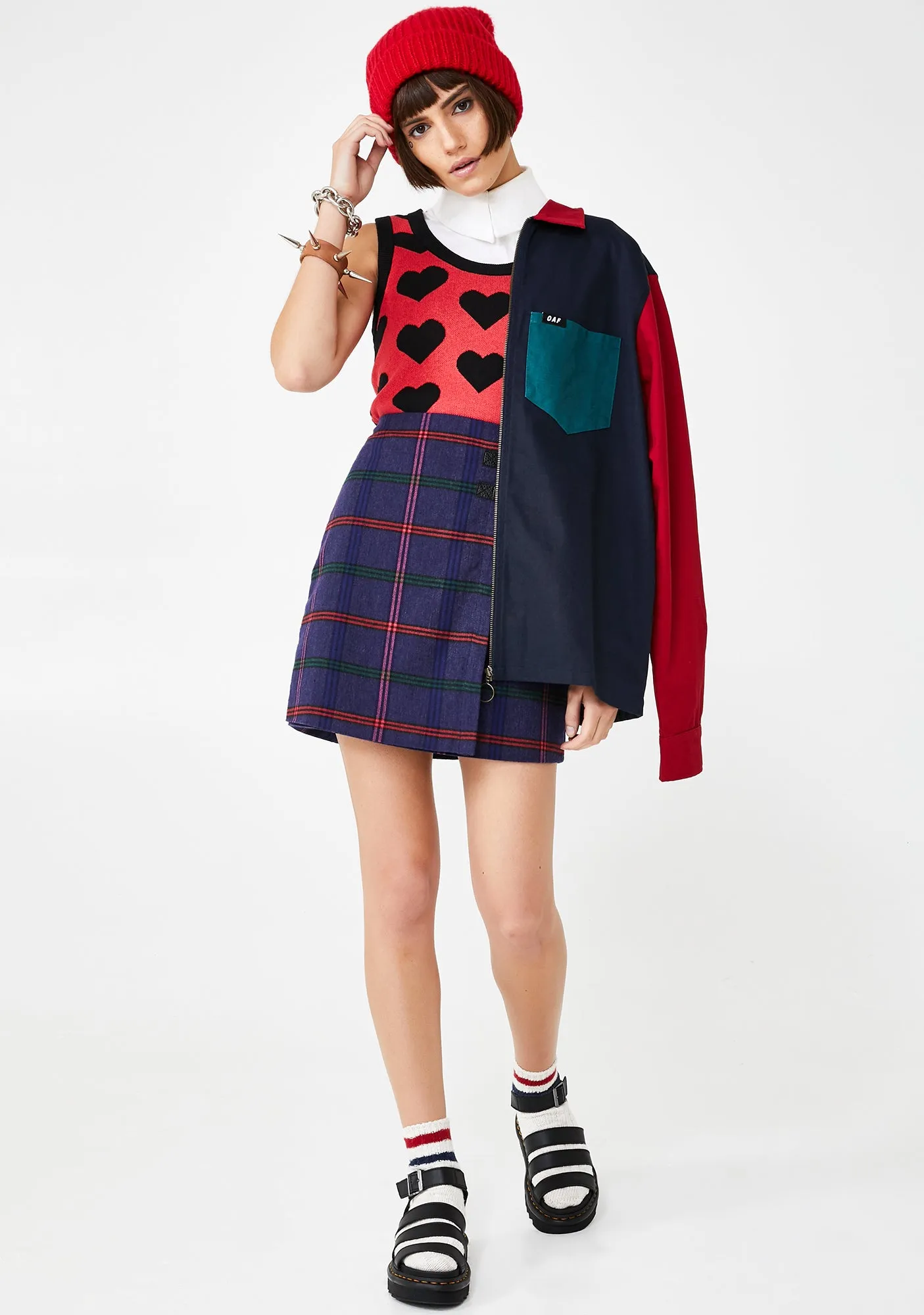 Knit Heart Tank Top sold by Dolls Kill product image thumbnail 3