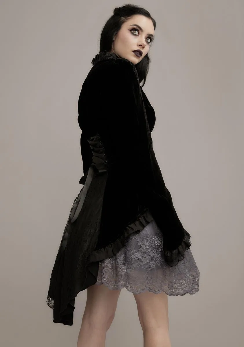 Toxic Allure Velvet Jacket sold by Dolls Kill product image thumbnail 4