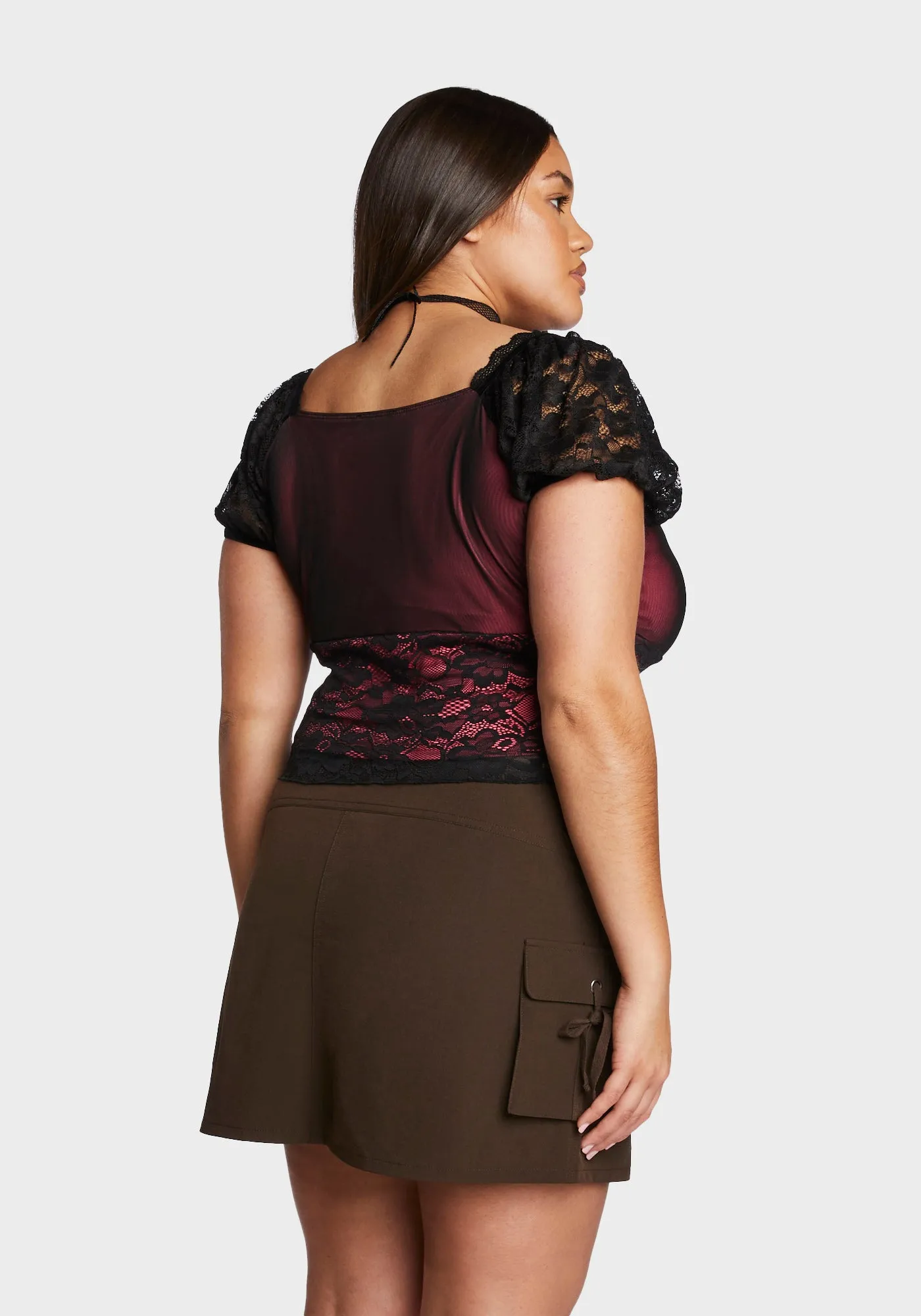 Plus Cross-Country Trip Crop Top sold by Dolls Kill product image thumbnail 4