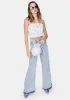 Cringe Volume Flower Top sold by Dolls Kill
