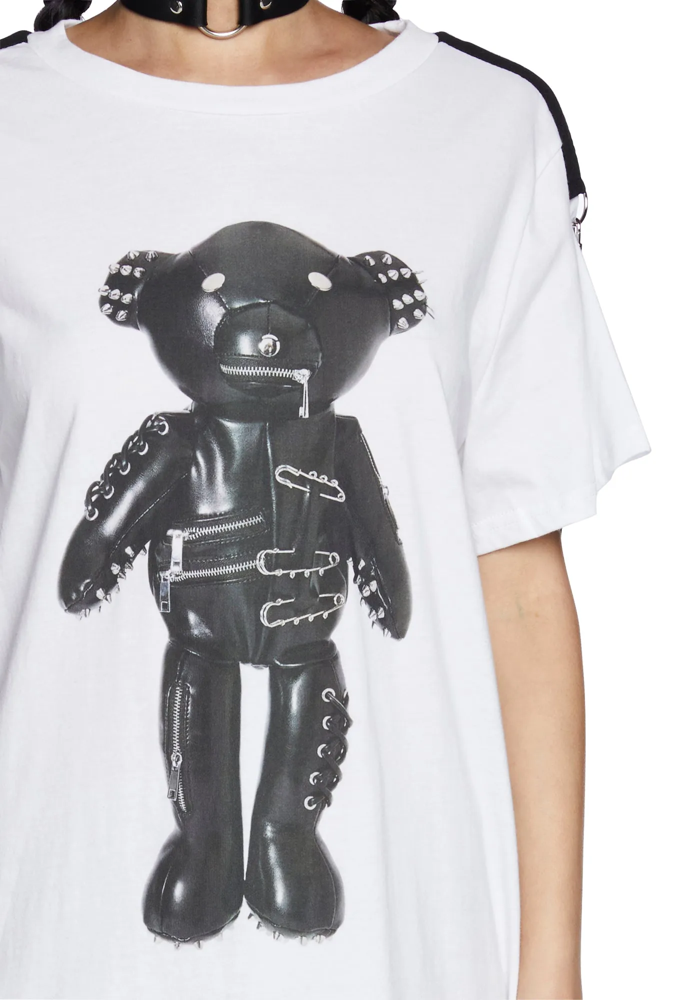 Tormented Teddy Graphic Tee sold by Dolls Kill product image thumbnail 2
