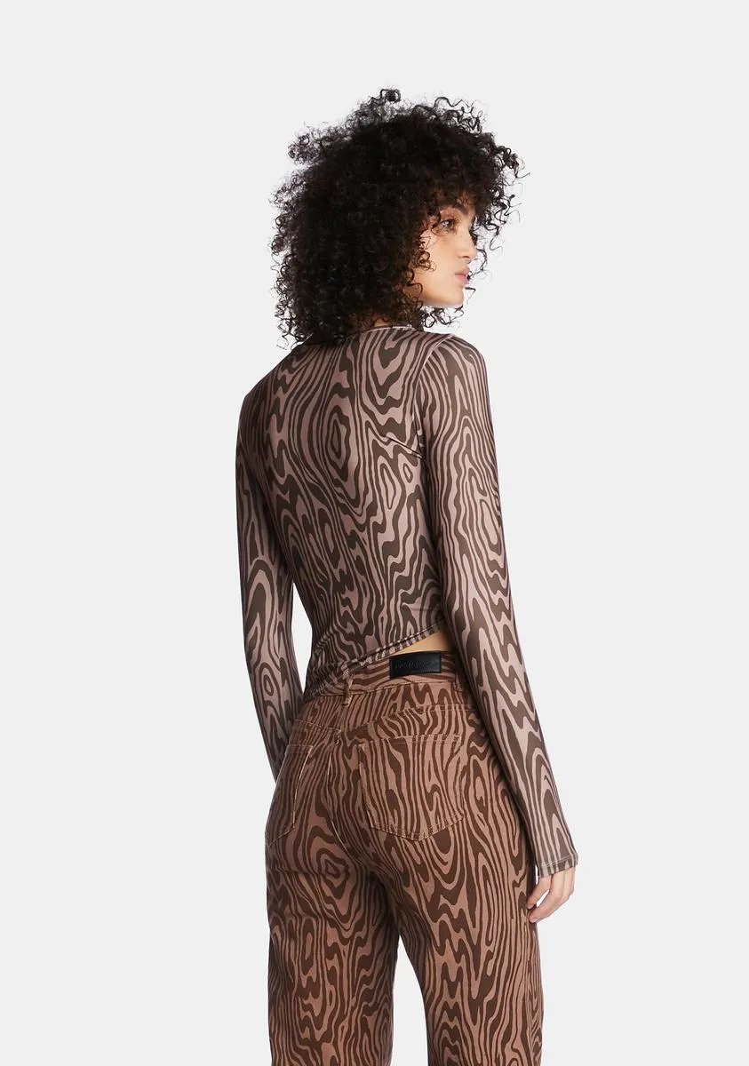 The Mind Bender Long Sleeve Top sold by Dolls Kill product image thumbnail 4