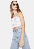 Cringe Volume Flower Top sold by Dolls Kill