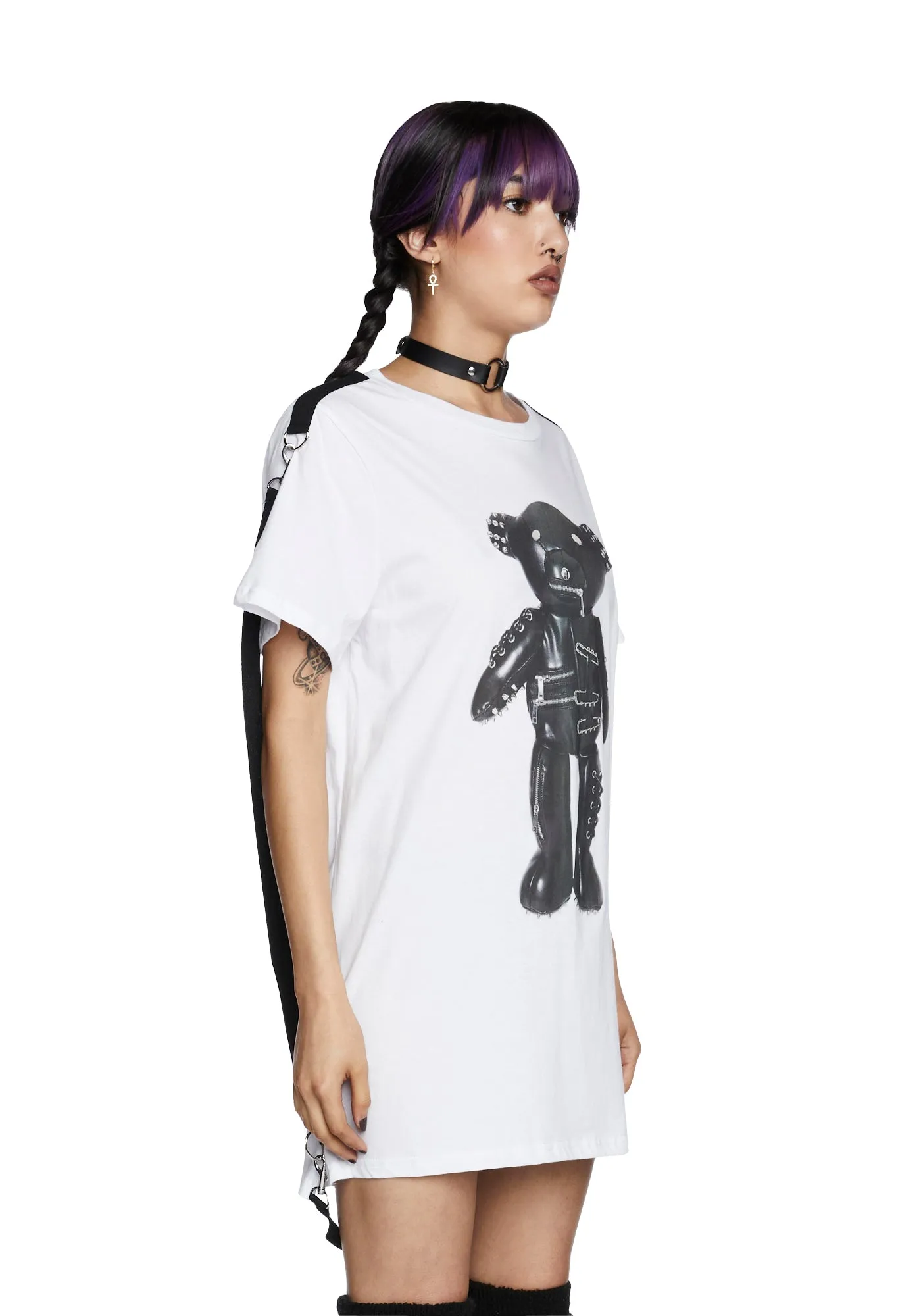 Tormented Teddy Graphic Tee sold by Dolls Kill product image thumbnail 3