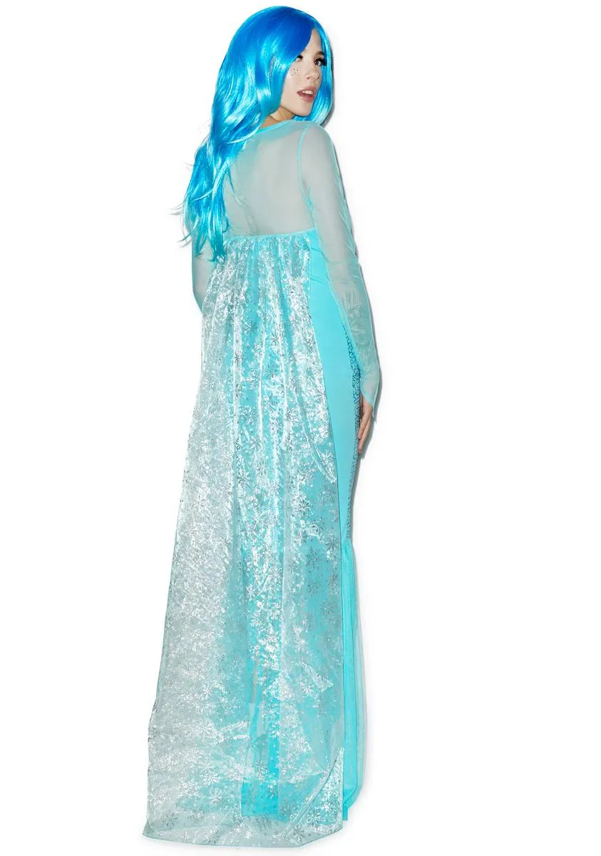 The Snow Queen Dress sold by Dolls Kill product image thumbnail 5