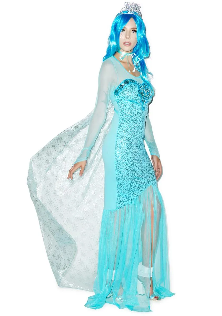 The Snow Queen Dress sold by Dolls Kill product image thumbnail 2