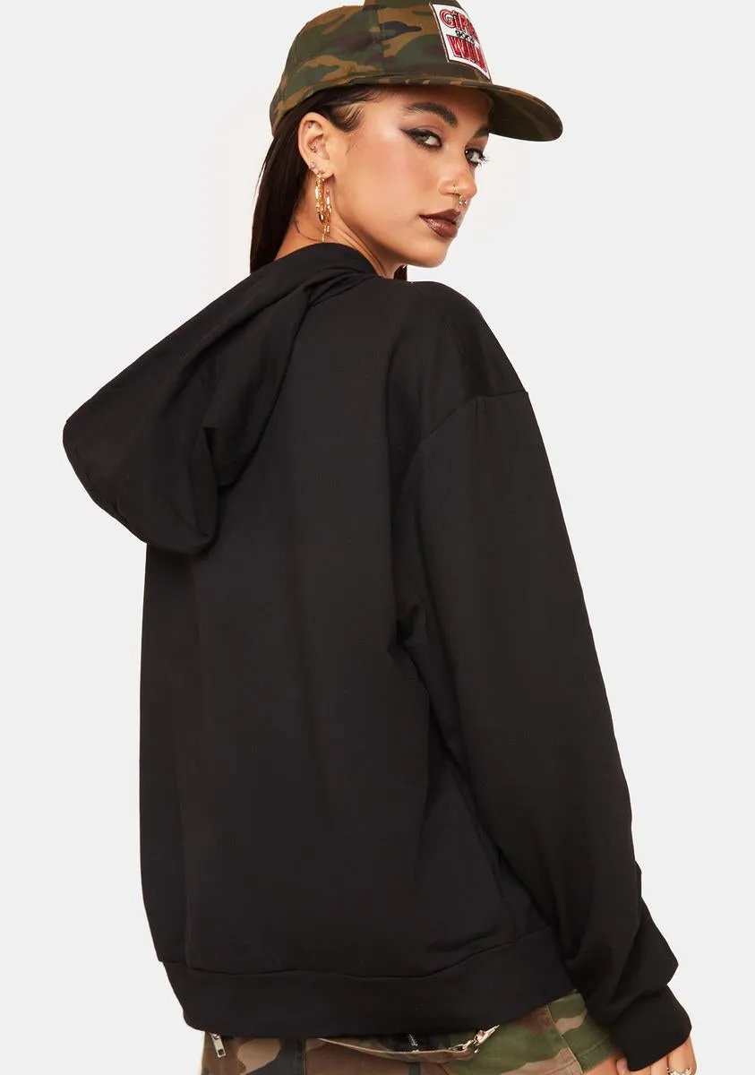 Hear Me Out Zip Up Hoodie sold by Dolls Kill product image thumbnail 4