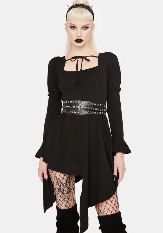 Puffy Long Sleeve Dress sold by Dolls Kill