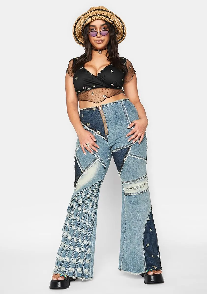 Plus Pick The Scenic Route Mesh Top sold by Dolls Kill product image thumbnail 3