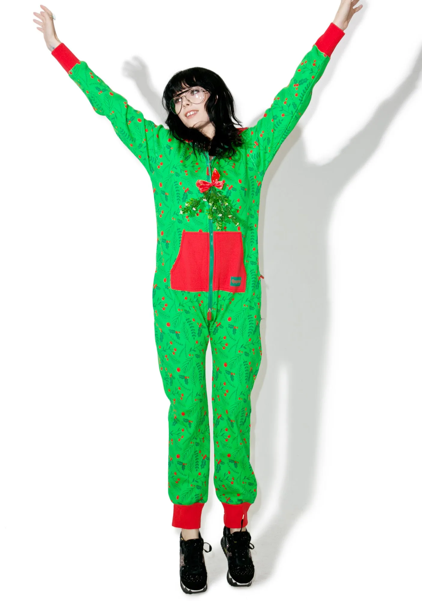 Mistletoe Jumpsuit sold by Dolls Kill