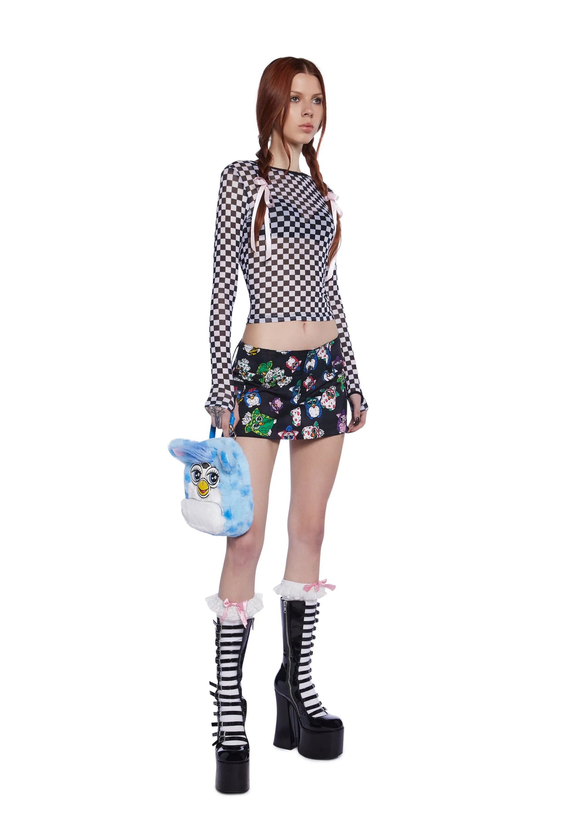 Keep Playing Cargo Mini Skort sold by Dolls Kill product image thumbnail 2